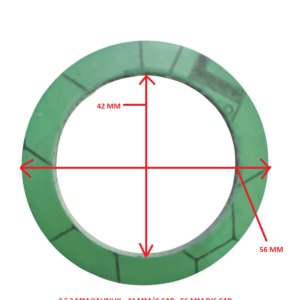 2 '' 3MM 10 ADET KLİNGİRİT CONTA 3 X 42 X 56 - Görsel 1